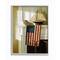 Stupell Industries Americana Mantle Wall Art in Gray Frame